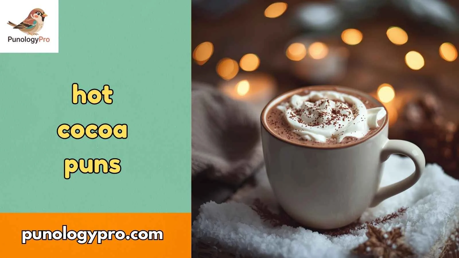 Hot cocoa puns