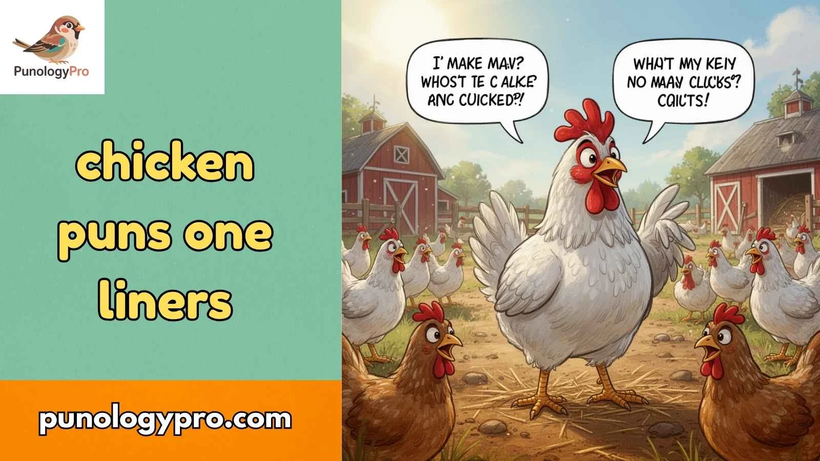 chicken puns one liners
